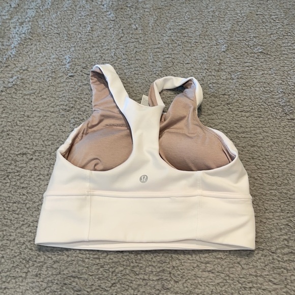 Lululemon Wunder Train Bra *Medium Support, C/D Cup White size 6 - Picture 4 of 5